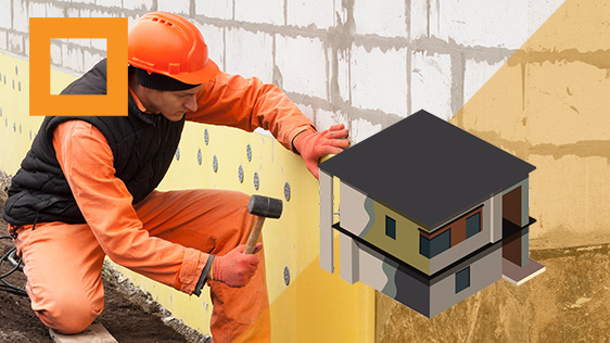 A külső hőszigetelés stabilabb rögzítése dűbellel